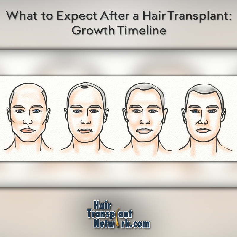 what to expect after a hair transplant growth timeline